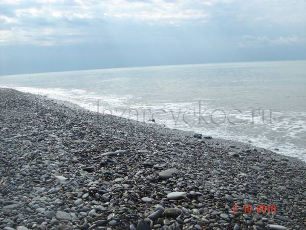 Лазаревское - черное море - пляж